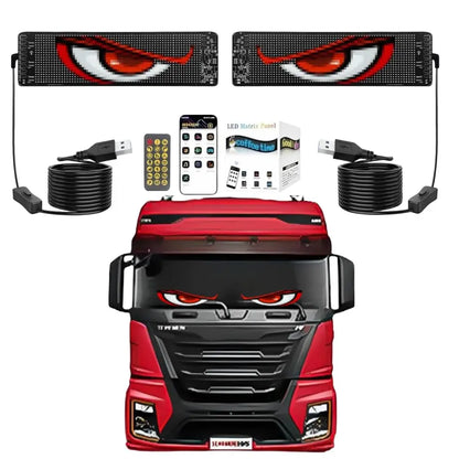 Démon Szem LED Ablak Panel