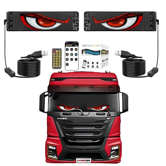 Démon Szem LED Ablak Panel