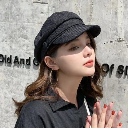 YBCN Sapka Beret Unisex Pamut