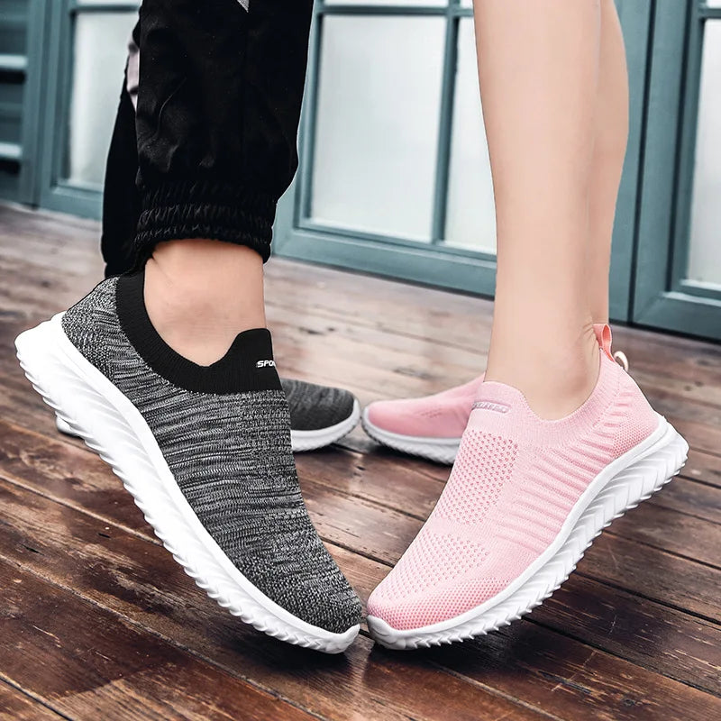 Férfi-Női Sportos Cipő - Kényelmes Slip-On Sneaker