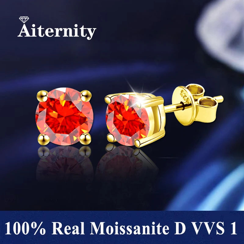 Aiternity Moissanite Fülbevaló