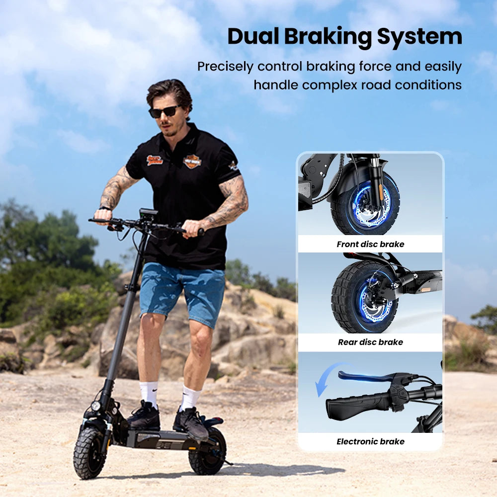 W9 Offroad iScooter Rider