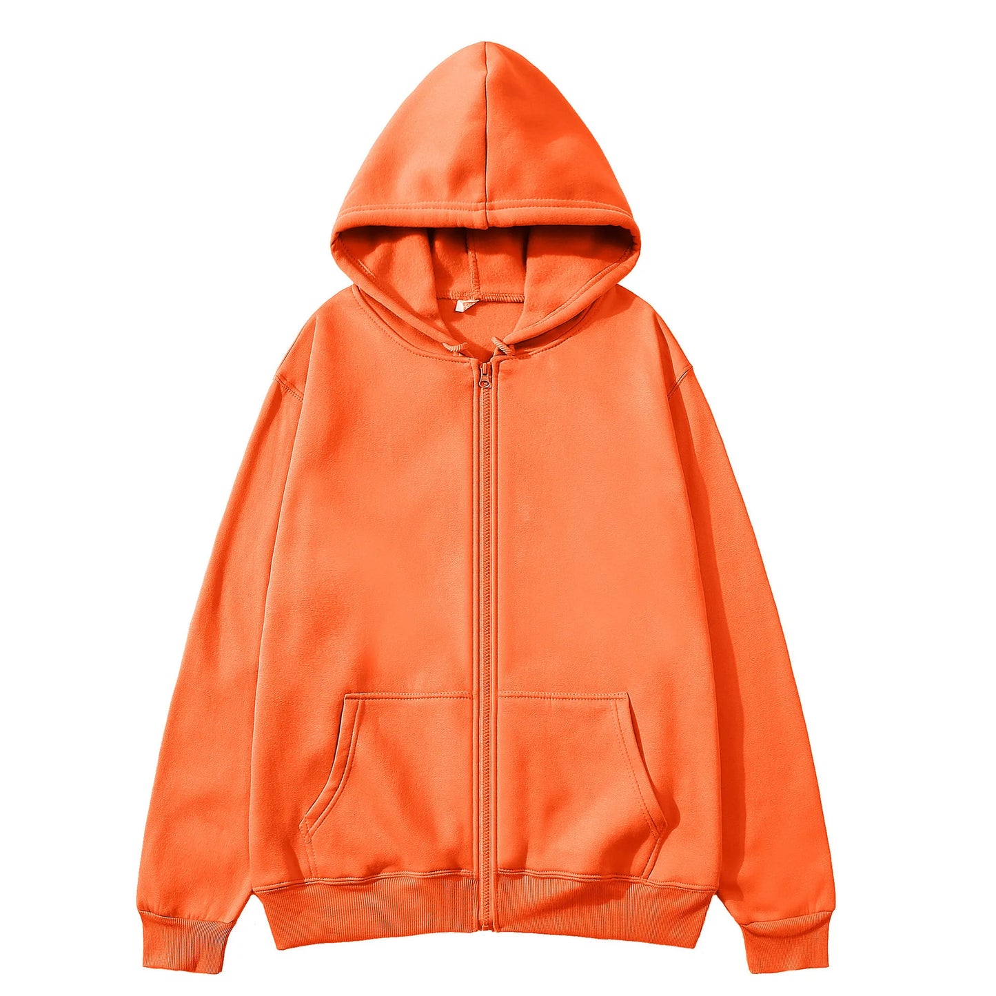 Férfi Meleg Fleece Zip Hoodie