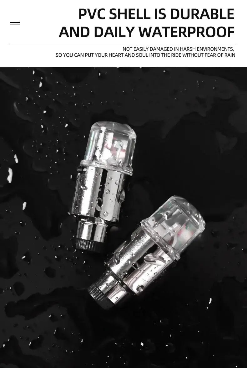 LED Szelep Fények 4 Db Színes