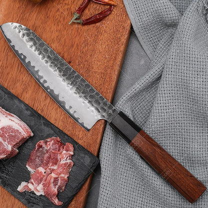 WXCOO Santoku Kés Damascus Pro