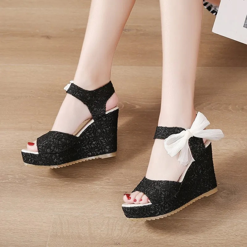 RZSMTYA Damen-Sandalen hoch