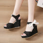 RZSMTYA Damen-Sandalen hoch