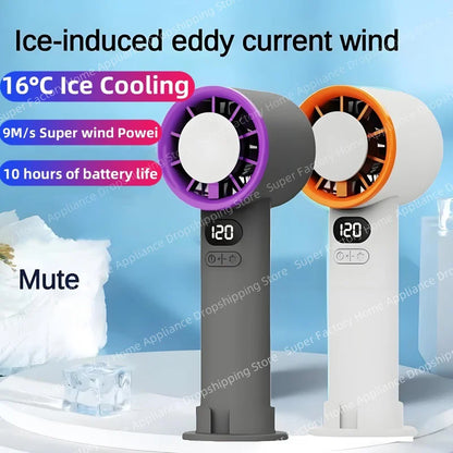 Xiaomi Mini Kézi Ventilátor - 120 Sebesség, Jégmód, USB Töltés, Hordozható, Asztali