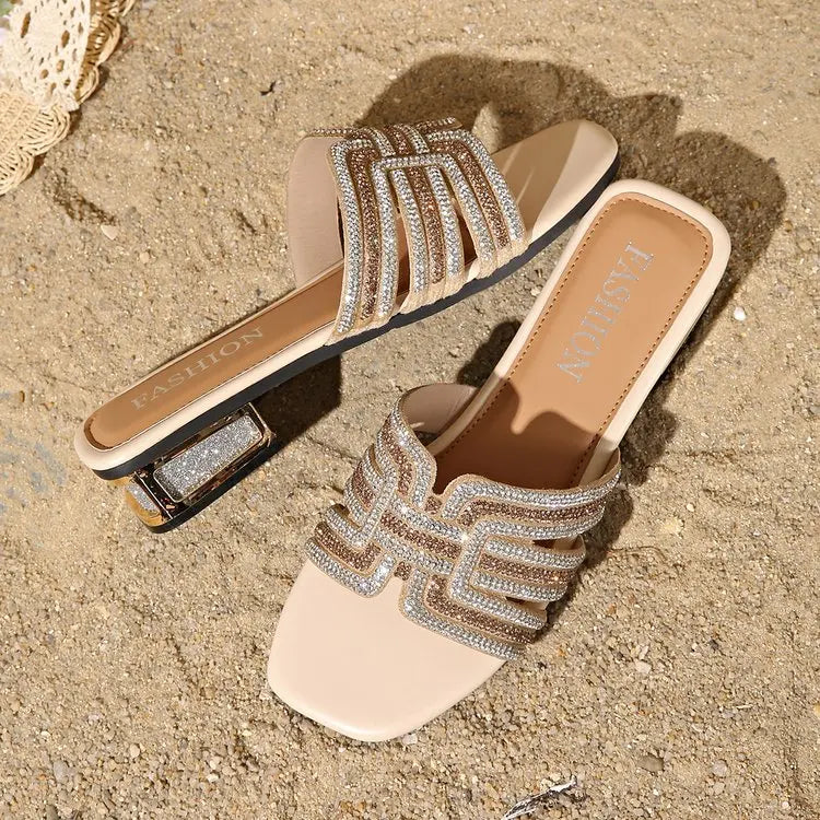 PU Leather Shoes with Square Heels