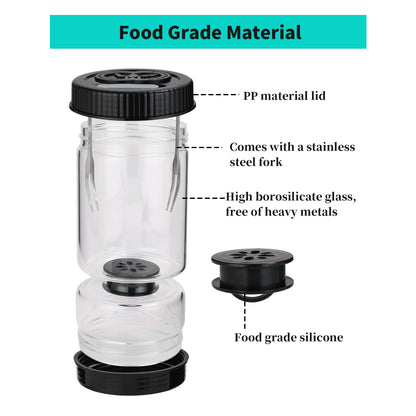 Olive Oil Filter Glass Container