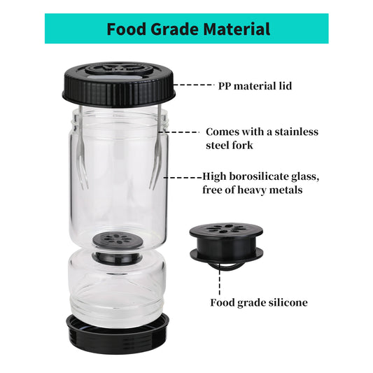 Olive Oil Filter Glass Container