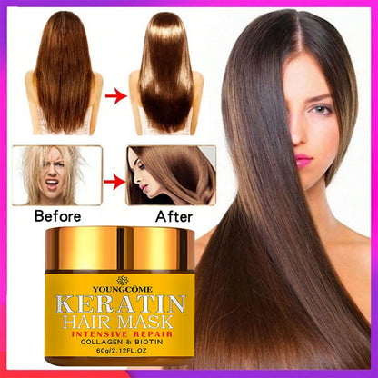 Hajmaszk Biotin Keratin Nőknek