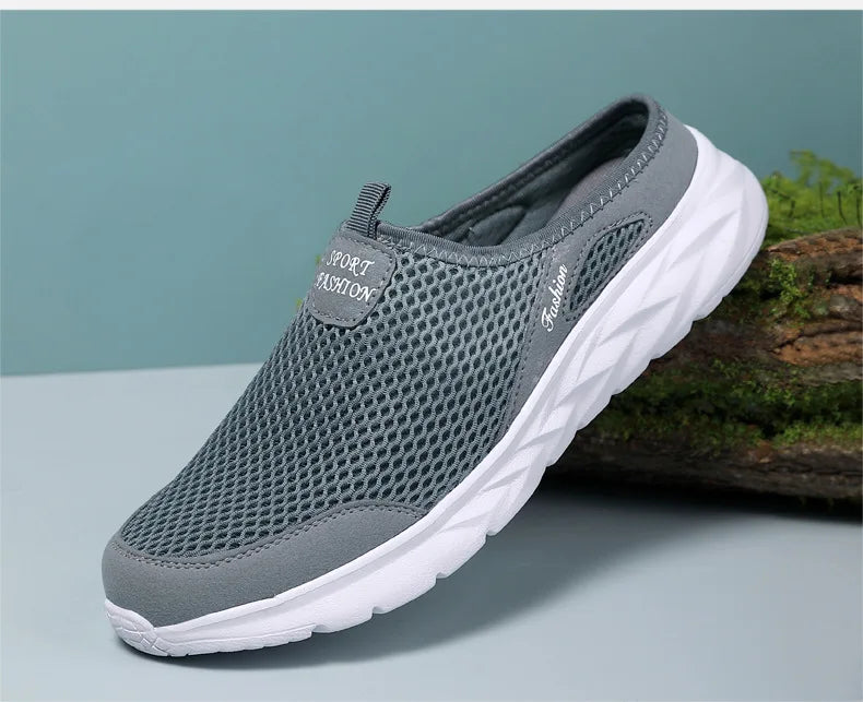 Férfi Nyári Papucs - Lélegző Hálós Slip-On Félcipő