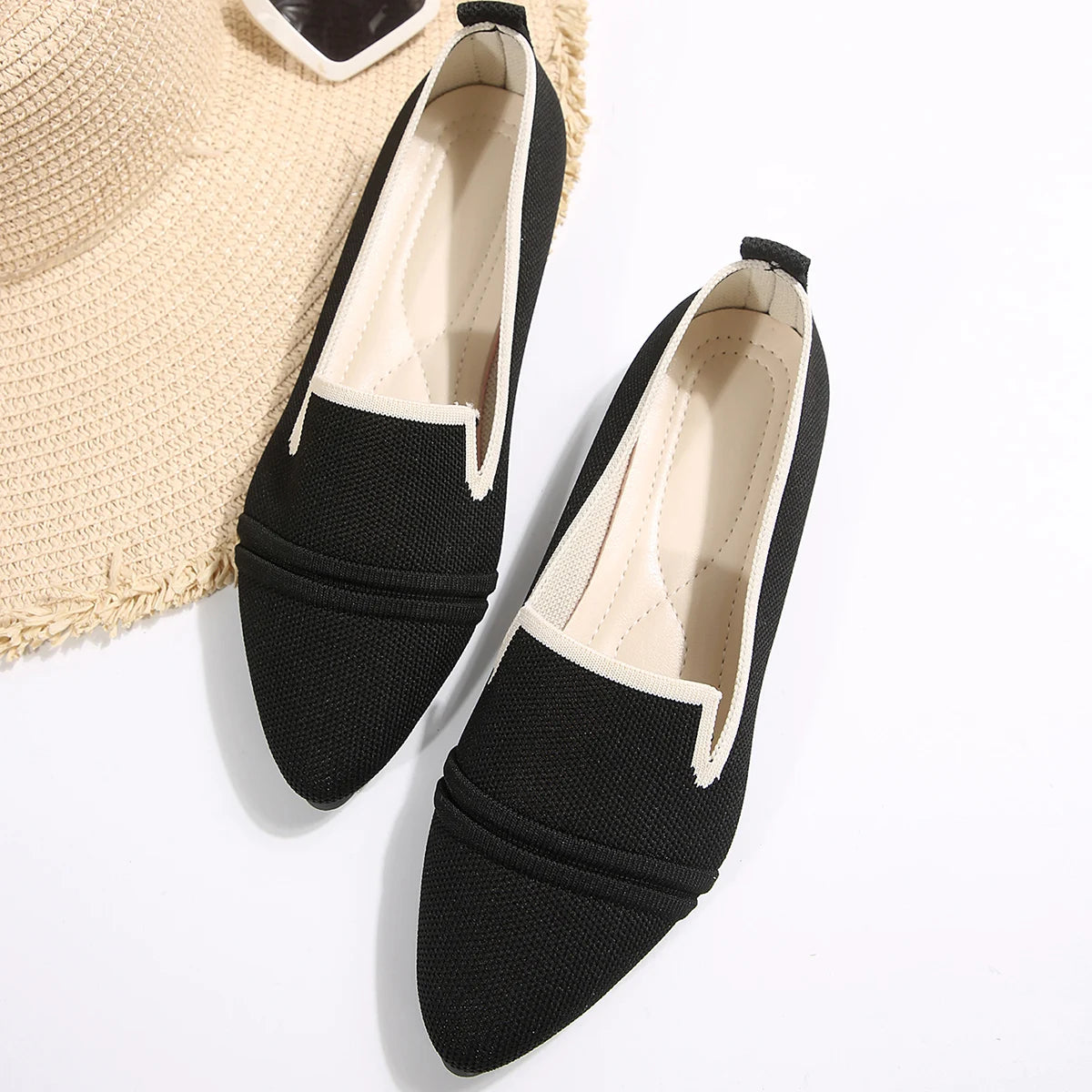 RZSMTYA Women's Slipon Flat Shoes