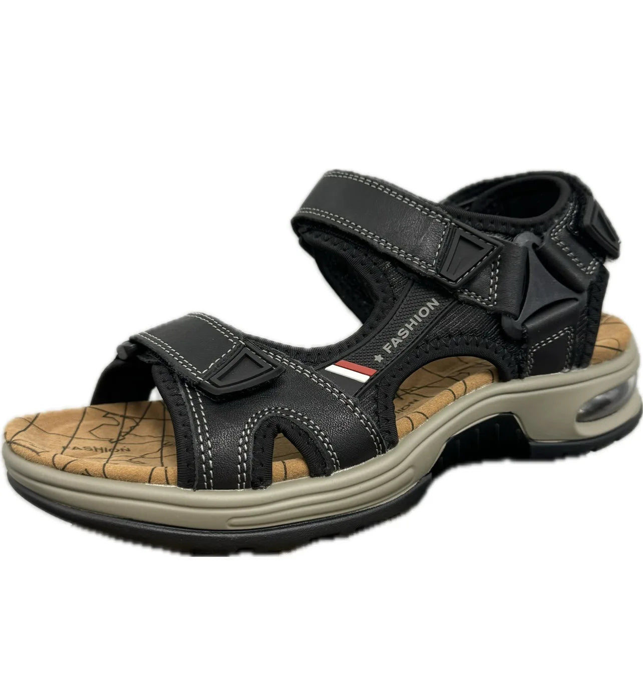 Férfi Bőr Szandál Nyári Strandpapucs - Kényelmes Outdoor Szandál