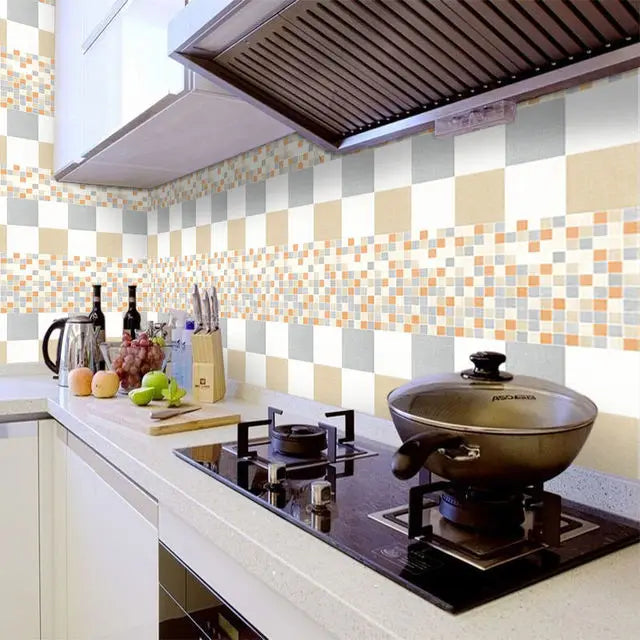 Waterproof Kitchen Wallpaper NONECN