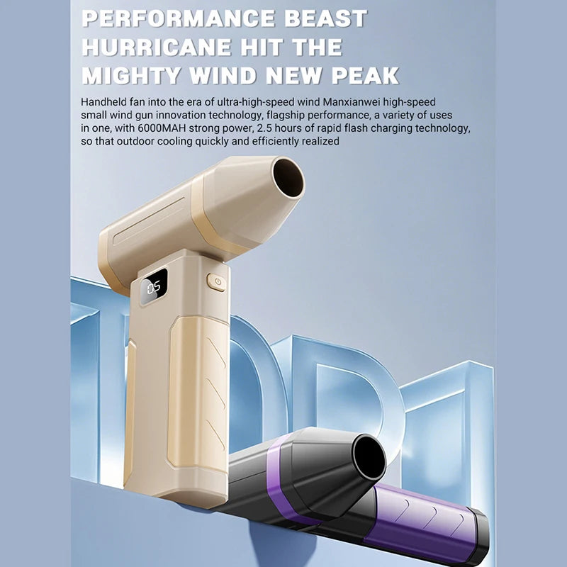 Xiaomi 450000 RPM Turbó Légfújó - Vezeték Nélküli, Kefe Nélküli Motor, PC Tisztító, Szárító