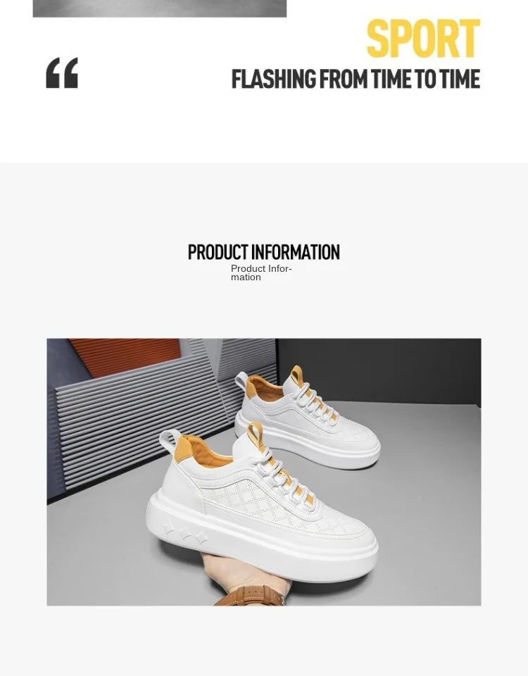 Férfi Casual Sportcipő - Lélegző Platform Sneaker