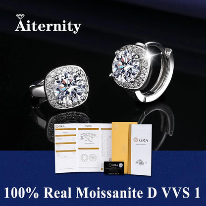 Moissanite Fülbevaló Aiternity