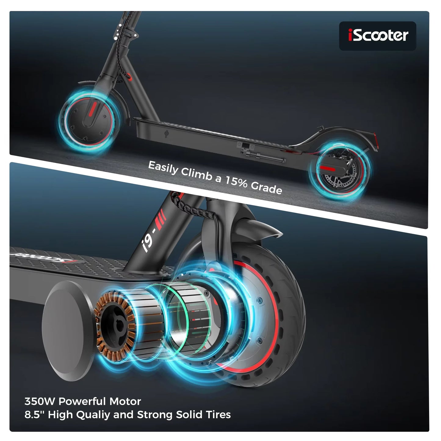 iScooter I9 350W Unisex-Scooter