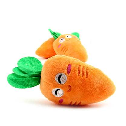 Squeaky Répa Plüss Kutya Játék