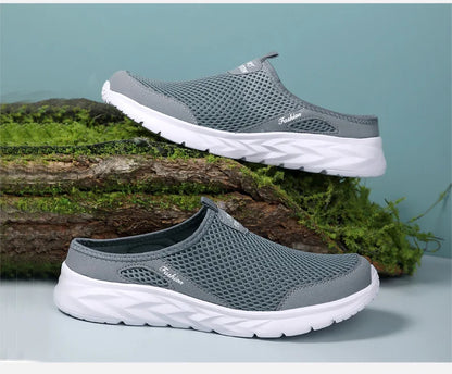 Férfi Nyári Papucs - Lélegző Hálós Slip-On Félcipő
