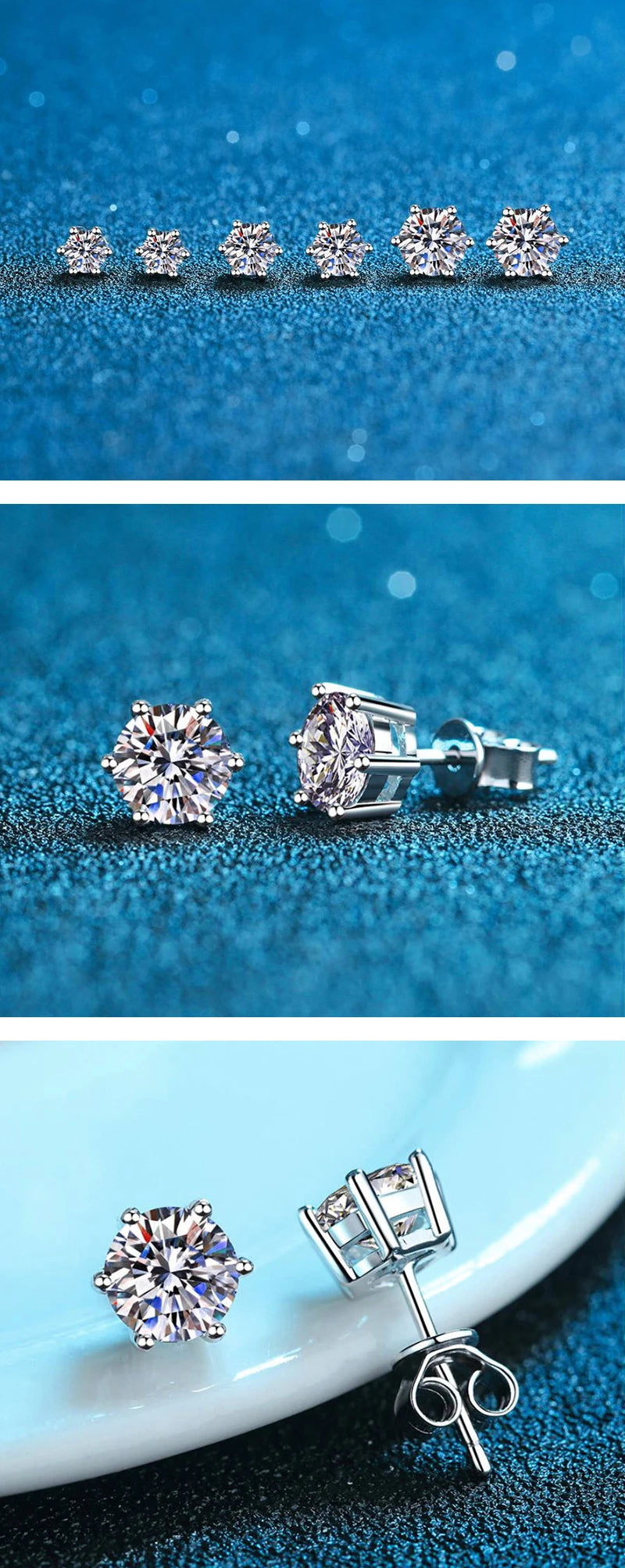 Aiternity Moissanite Fülbevaló