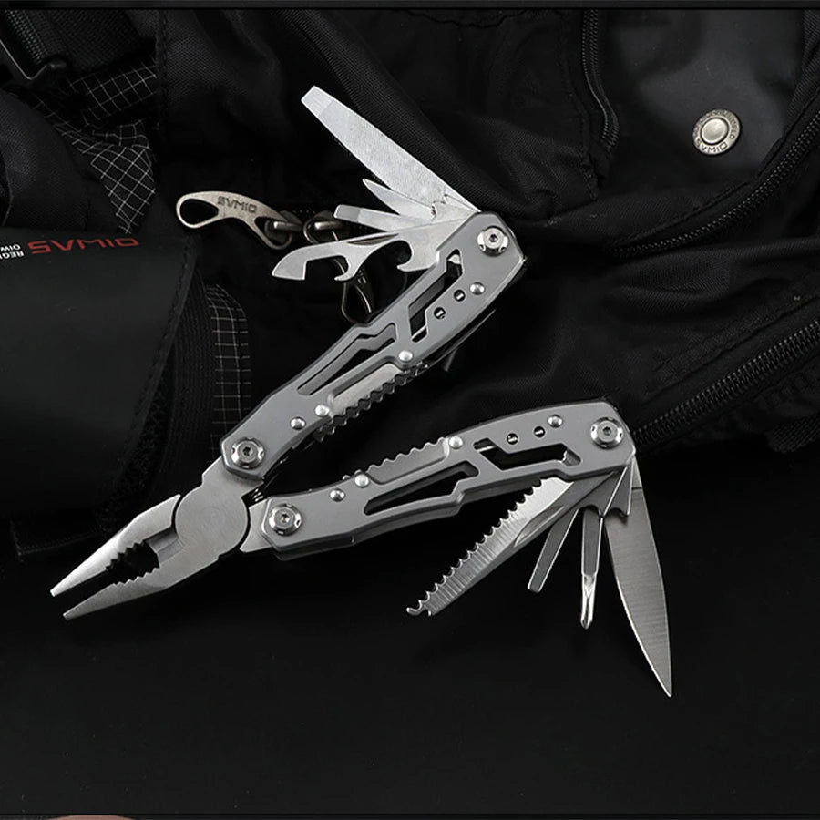 Kemping Multitool Rozsdamentes