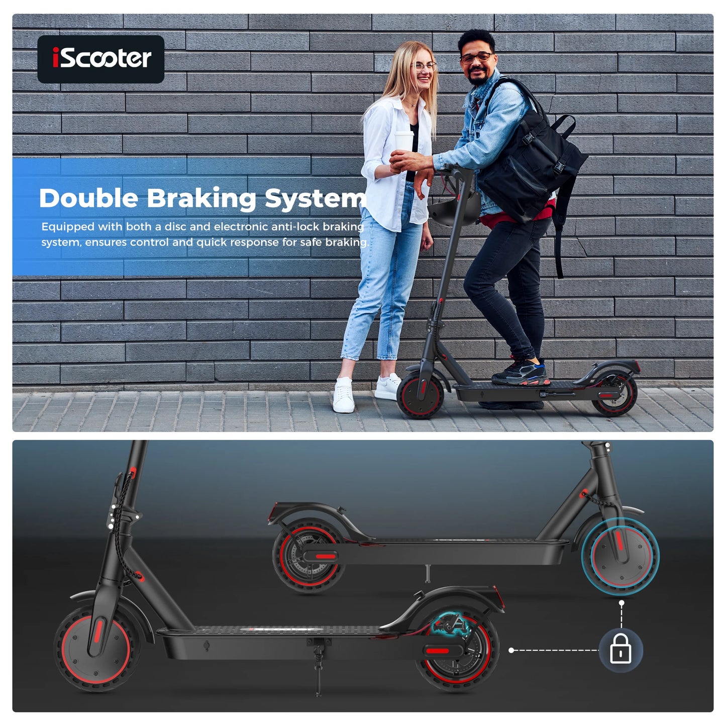 iScooter i9 350W 30km Erwachsene
