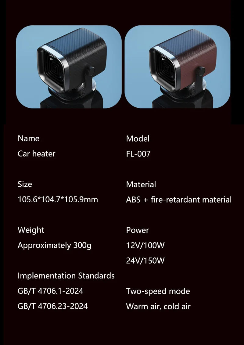 Xiaomi Autófűtő 12V24V Autós