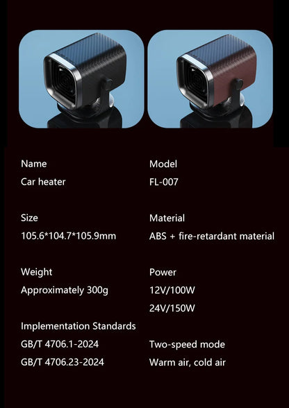 Xiaomi Autófűtő 12V24V Autós