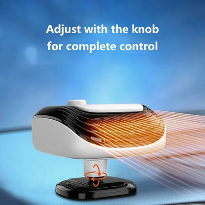 Xiaomi 360° Forgatható Autó Fűtőventilátor 12V/24V - Gyors Melegítés, Állítható Sebesség