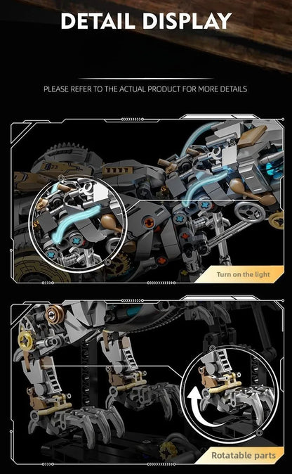 T Rex Építő Játék Félmechanikus