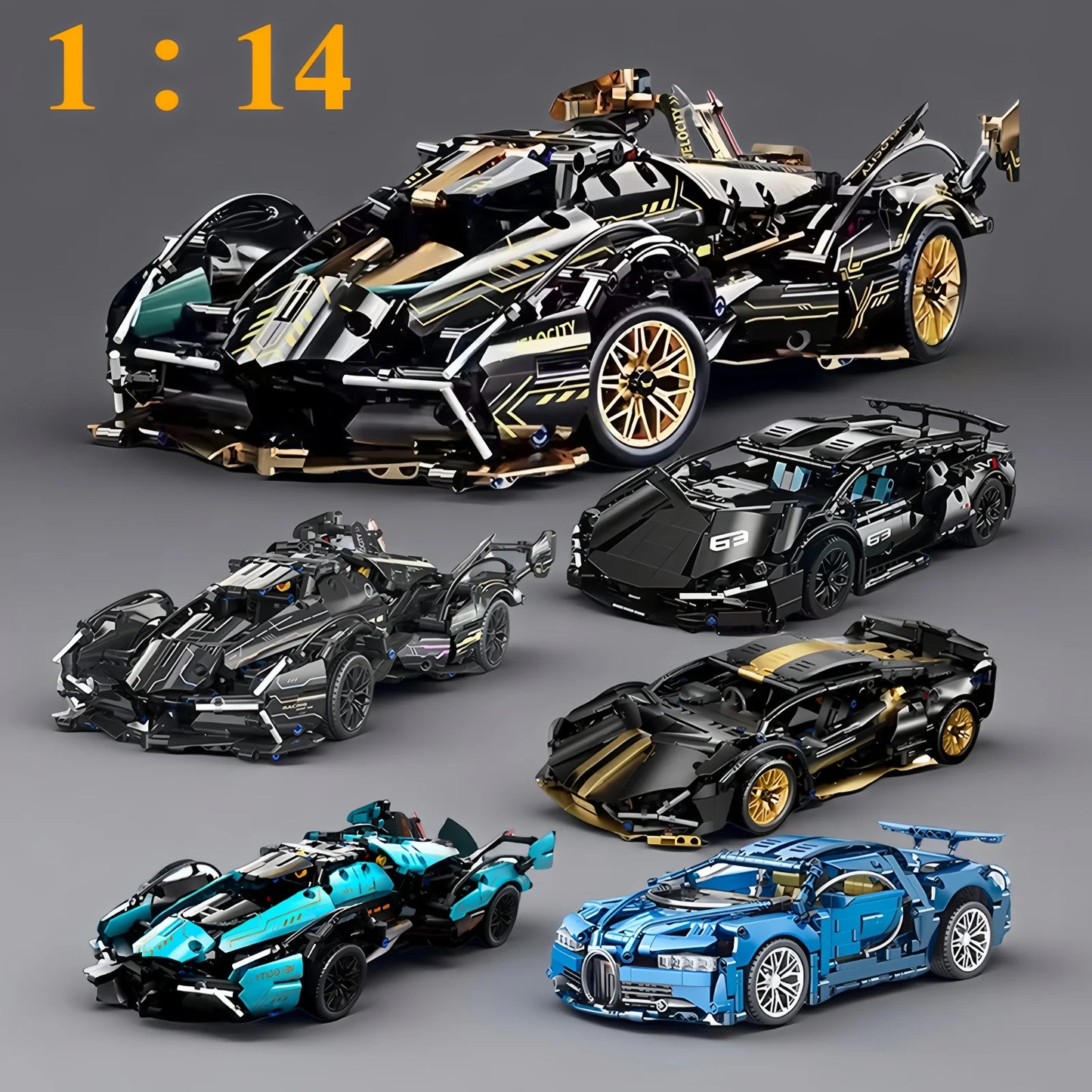 1:14 Lego Kompatibilis Autó