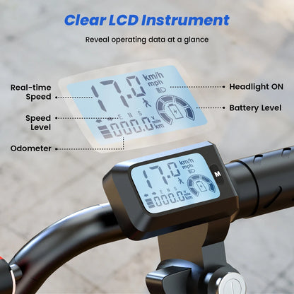 iScooter A14 Elektromos Cross Motor Gyerekeknek 500W - 27 km/h, 14 Hüvelyk, Terepjáró