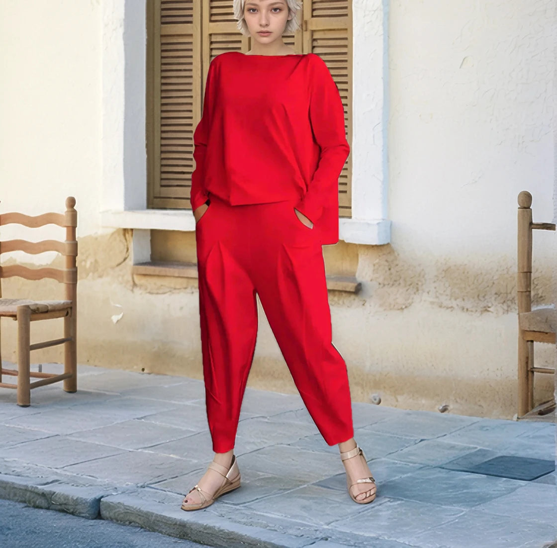 Suit Set Női Szett Hosszú Ujjú