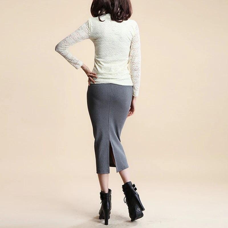 Liva Girl Női Szoknya Slim Midi