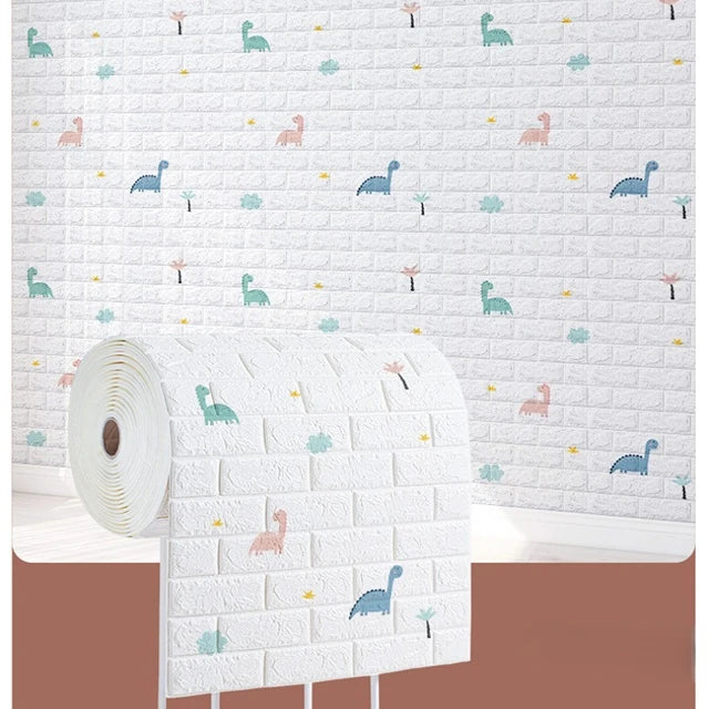 Self-Adhesive 3D Brick Wall Sticker