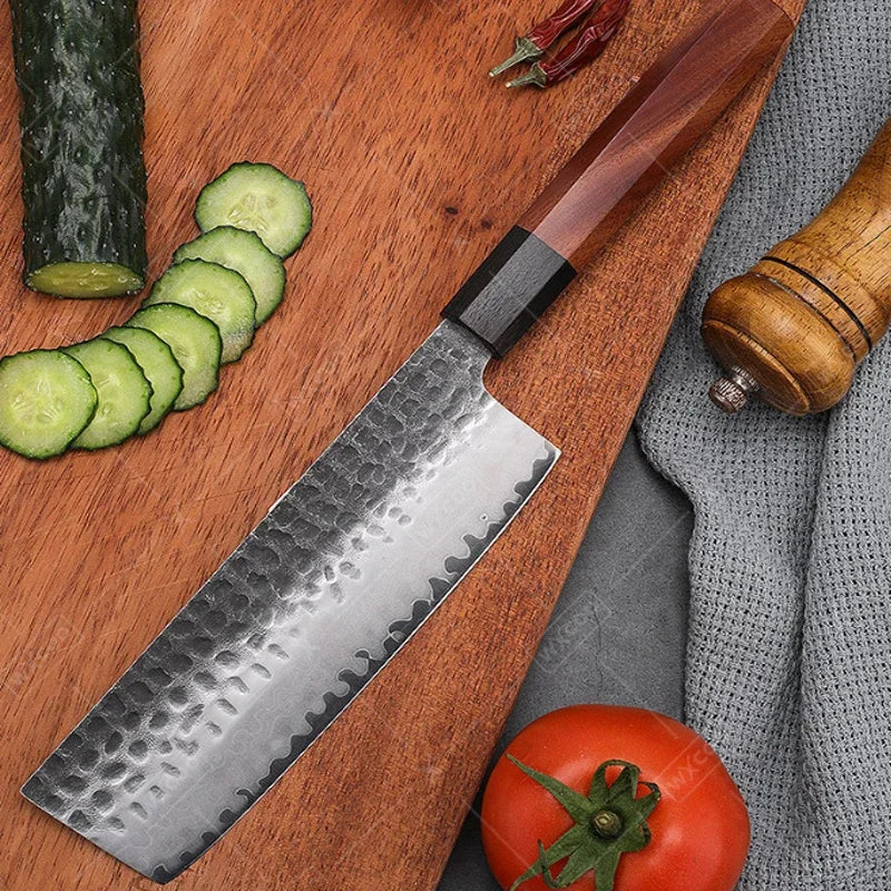WXCOO Santoku Kés Damascus Pro