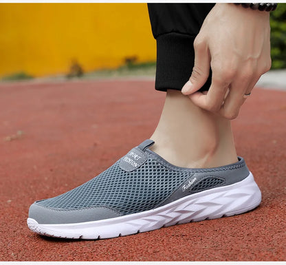 Férfi Nyári Papucs - Lélegző Hálós Slip-On Félcipő