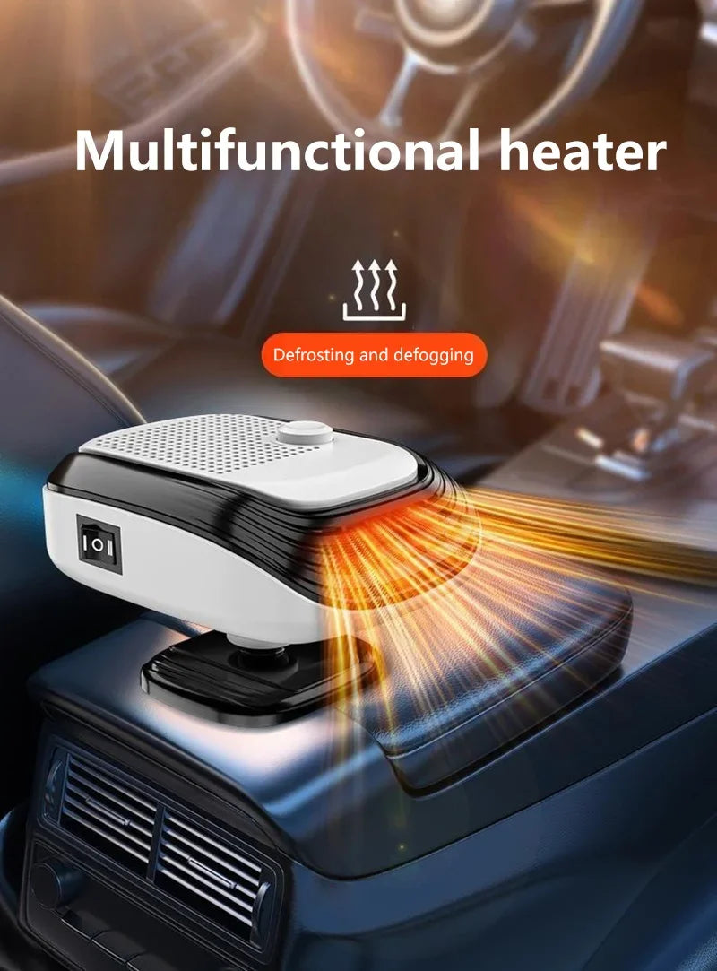 Xiaomi 360° Forgatható Autó Fűtőventilátor 12V/24V - Gyors Melegítés, Állítható Sebesség