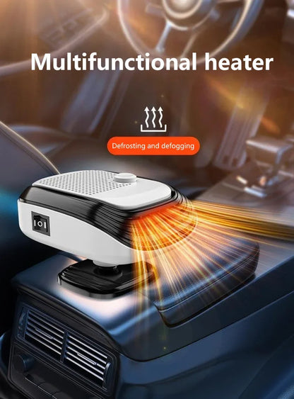 Xiaomi 360° Forgatható Autó Fűtőventilátor 12V/24V - Gyors Melegítés, Állítható Sebesség