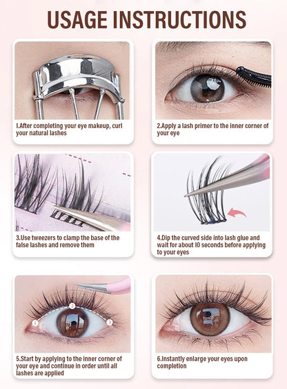 DIY U Szempillák Spiky Kpop