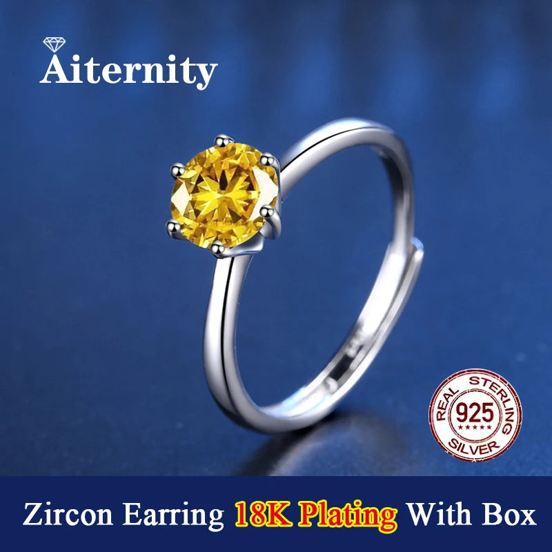 Ezüst Zircon Gyűrű Aiternity