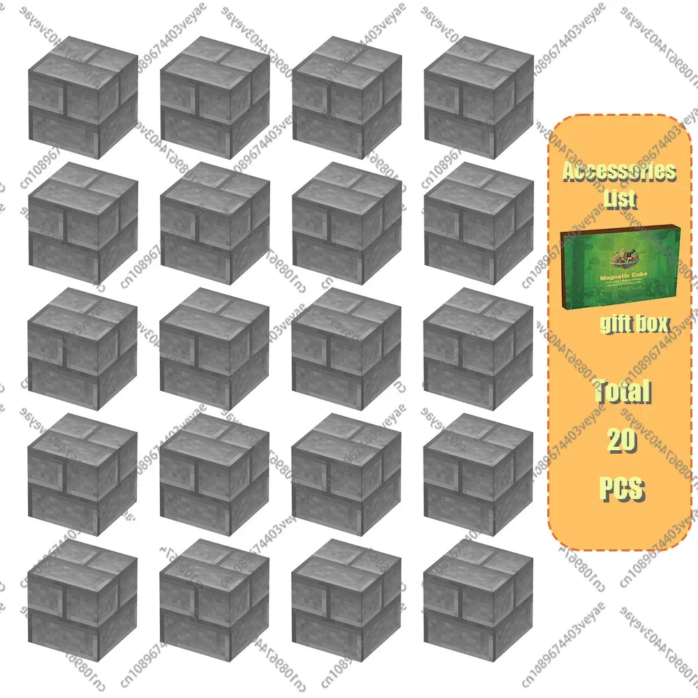 JIMITU Mágneses Építő Kockák