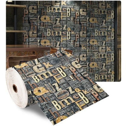 3D Téglafal Matrica DZQ Otthon