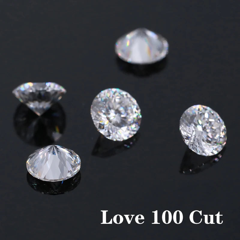 Moissanit Love Cut Kő D VVS1
