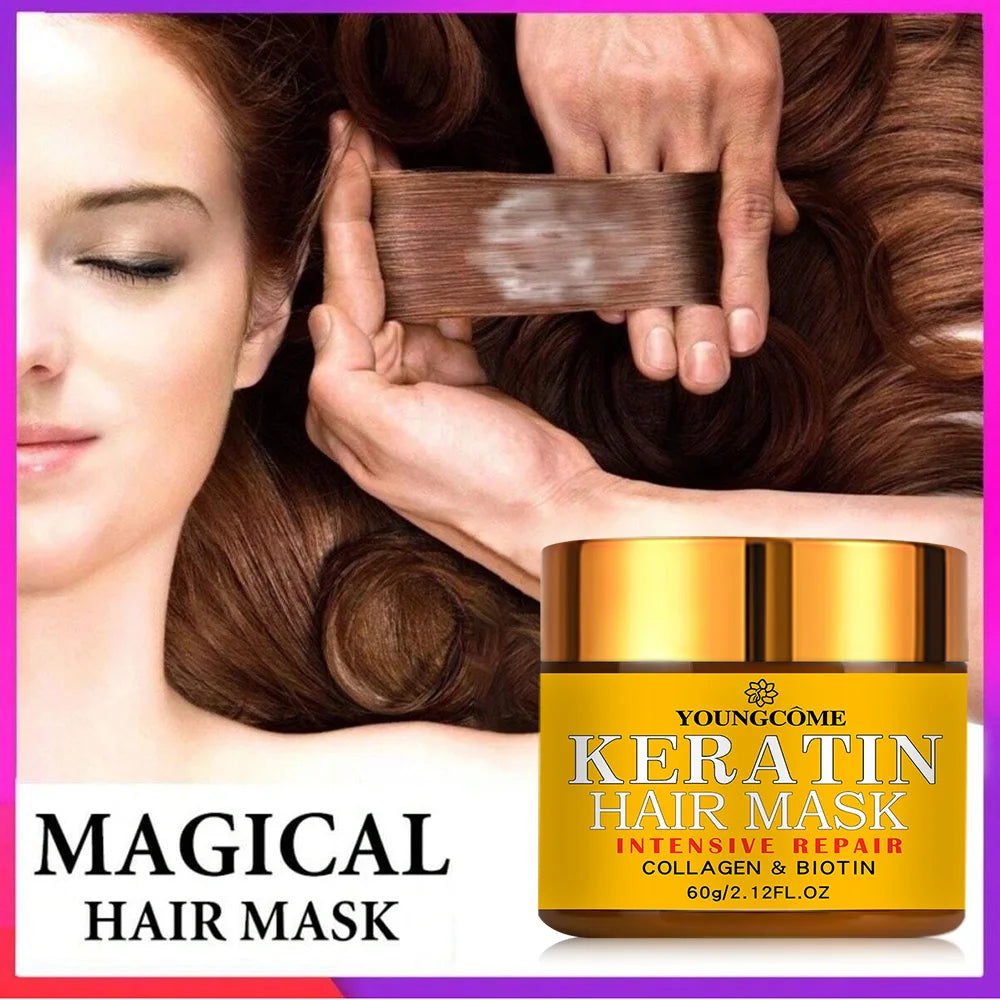 Hajmaszk Biotin Keratin Nőknek