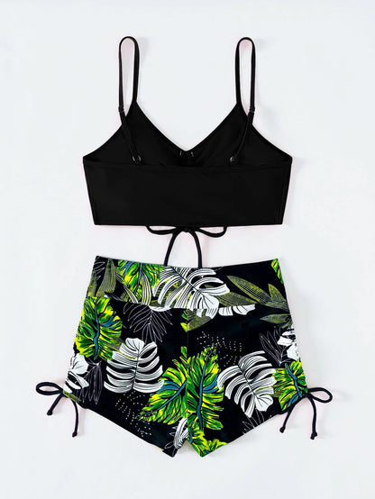 Magas Derékú Bikini Kötős