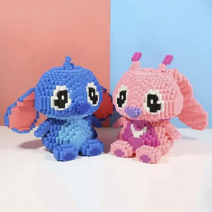 Herocross Disney Építő Kocka Stitch Giant Stitzer - Lego Kompatibilis Puzzle És Asztali Dekoráció